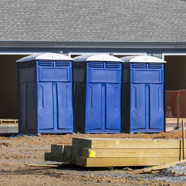 what is the cost difference between standard and deluxe porta potty rentals in Carthage Ohio